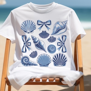 Concha marina coqueta PNG, Playa Png, Costera Png, Verano retro Png, Vibraciones de verano Png, Coqueta de verano Png, Verano vintage Png, Viaje de chicas Png