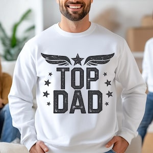Dad Svg, Father&#39;s Day, Digital File, Instant Download, SVG, png, DTF/G Cricut Maker, Silhouette, Maverick, Top Dad svg, Dad Life svg, Hero