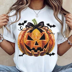 Zucca da discoteca png, Autunno alla moda png, Sawgrass Sublimation Coquette, Estetica png, Sublimazione autunnale, Zucca png, Zucca di Halloween