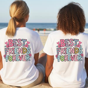 Beste vrienden voor altijd png Sawgrass-sublimatiebestand BFF-clipart Beste vrienden shirts, cadeaus vriendschapsdag png, citaten shirt besties, cameo