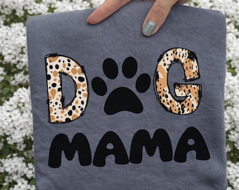 Dog Mama Sublimation, Mom Leopard Png, Mom Sublimation PNG Designs, Leopard Mama png, Mother's Day Gift, Gift for dog mama, Instant Download