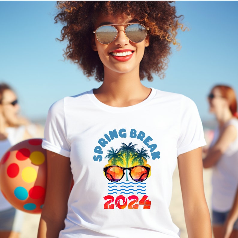 Spring Break 2024 SVG PDF PNG Digital Download Printable College Beach