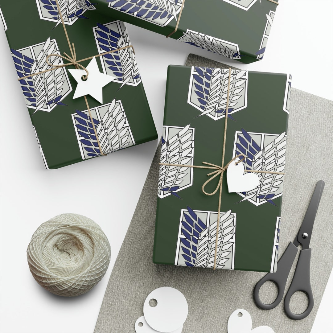 Anime Wrapping Paper Anime Gift Wrap Anime Gift Anime Etsy