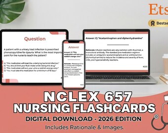 657 NCLEX Practice Questions: The Complete Nursing School Survivor Kit