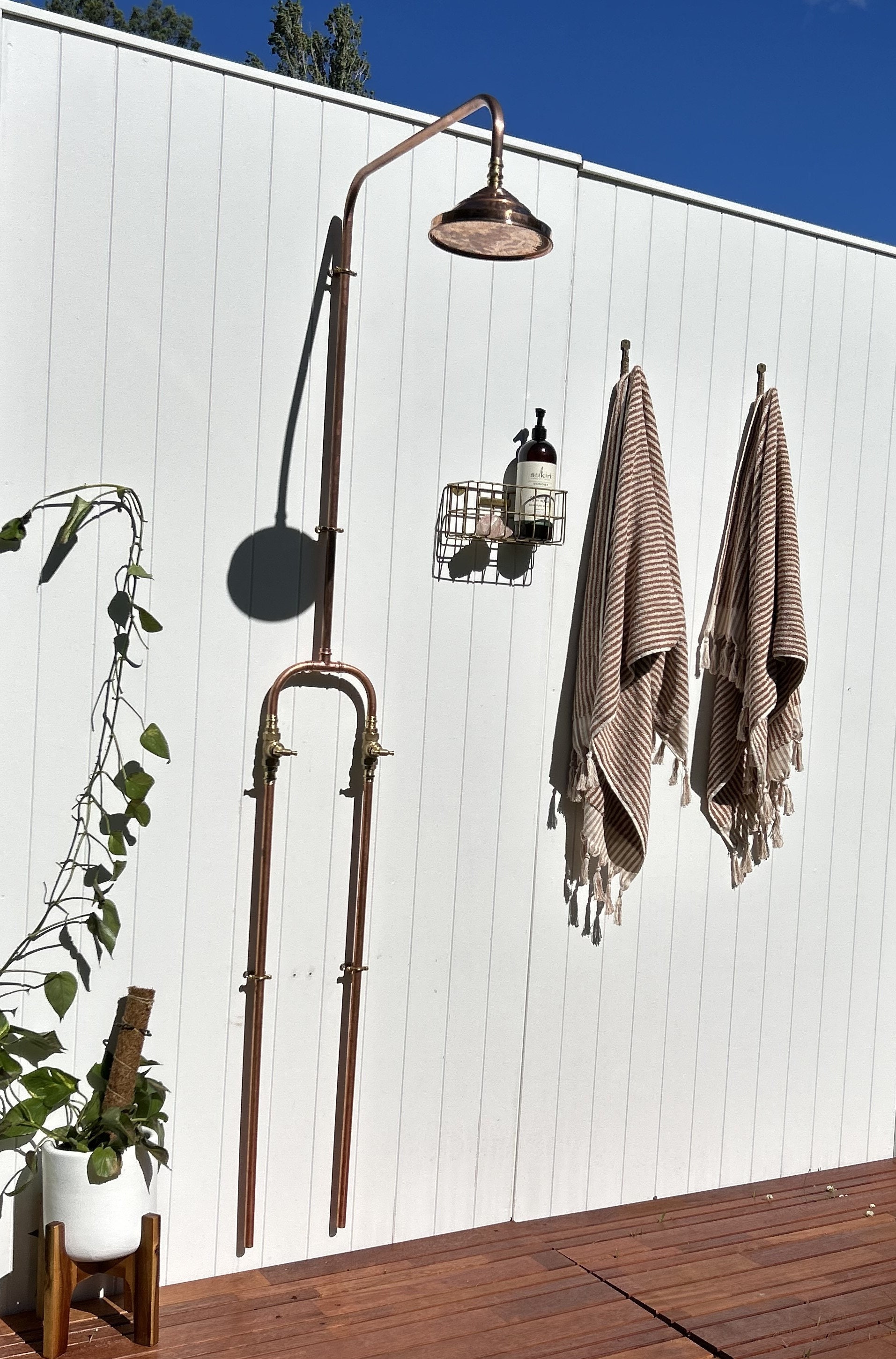 Outdoor Copper Shower Etsy Australia