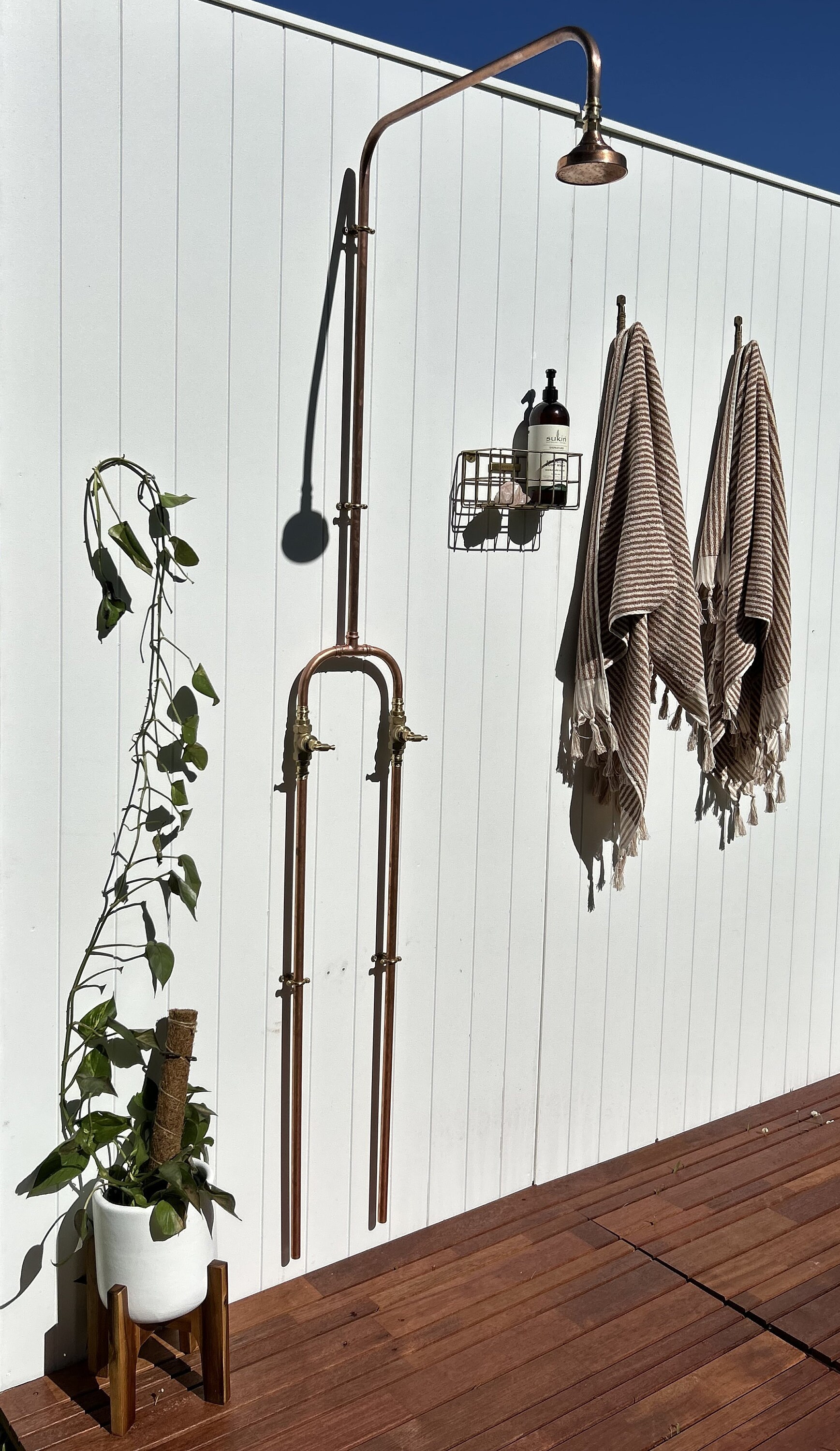 Outdoor Copper Shower Etsy Australia