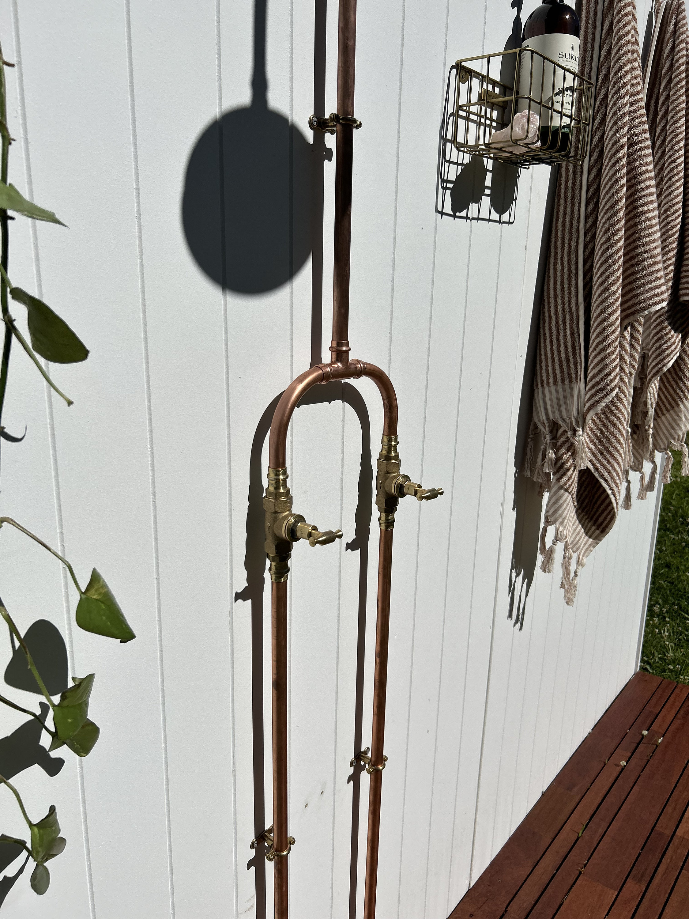 Outdoor Copper Shower Etsy Australia