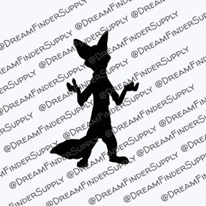 Nick Wilde SVG file - Zootopia movie characters - Downloadable SVG file