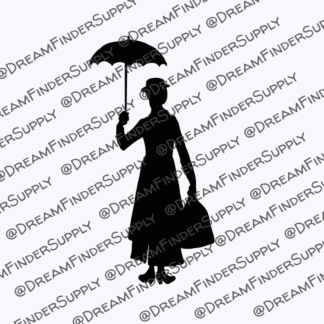 Mary Poppins SVG File Downloadable SVG File Etsy