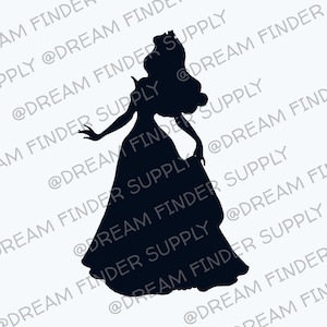 Principessa Aurora, Bella Addormentata, SVG - File SVG scaricabile