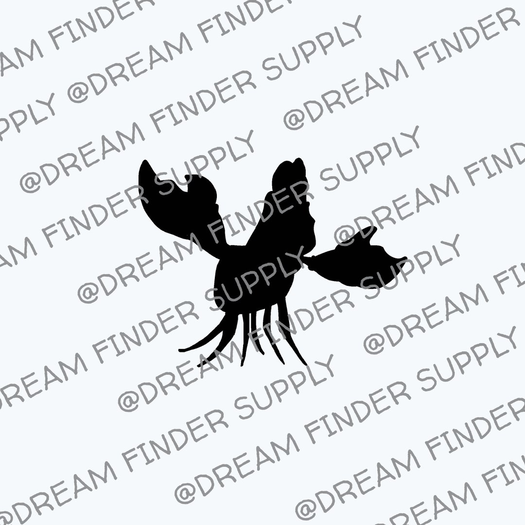 Sebastian, Little Mermaid Crab Downloadable SVG File Etsy