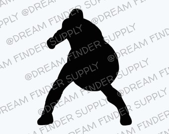 Captain America silhouette SVG file - Downloadable SVG file
