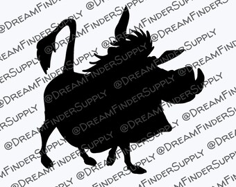 Pumba SVG - Rei Leão - Arquivo SVG para download