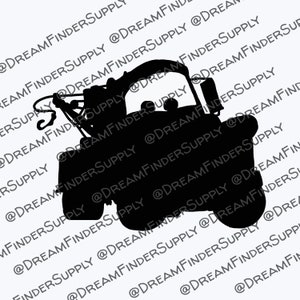 Mater the tow truck (no smile) SVG - Cars - Downloadable SVG file