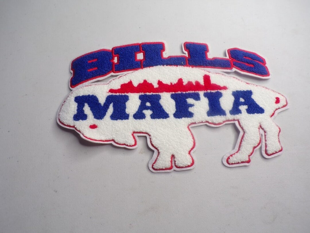 Exclusive White Bills Mafia Stitch Work Iron on Patch 10x6 Inch - Etsy
