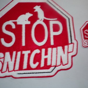 Exclusive Stop Snitching Patch Set