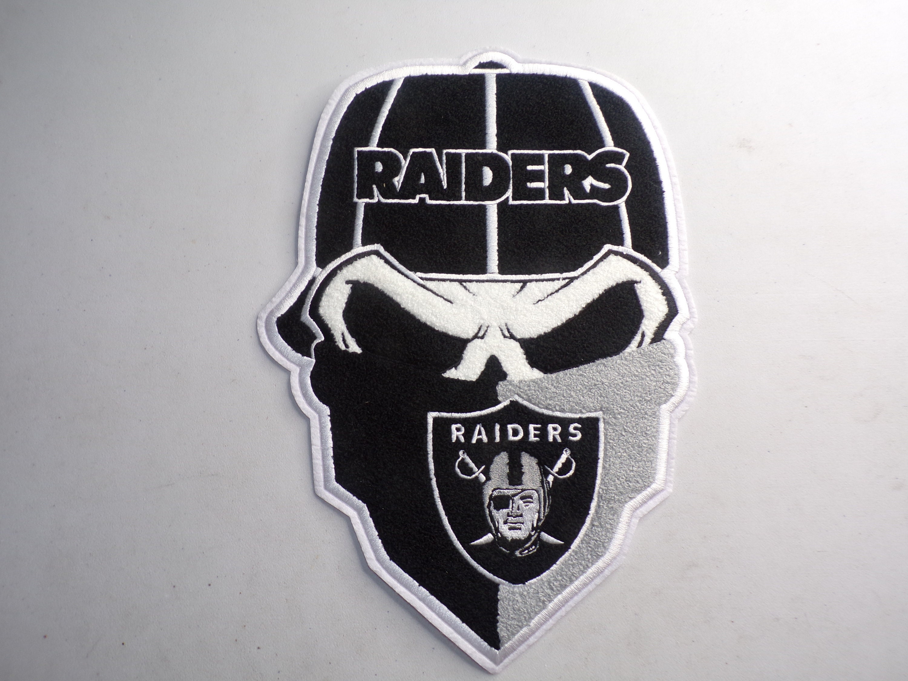 Wholesale Lot Raiders Shield Logo Size 2.9 x 3.0 Sew Iron On Embroidery  Patch