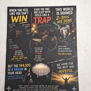 When You Feel Like You Can't Win Even The One You Sleep With Feels Like A trap This World Is Doom 2/3rds Are Done Revelation 14:1
