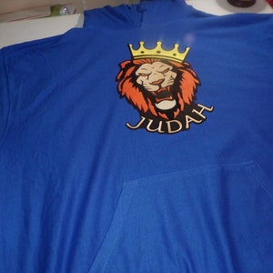 The Tribe Of Jehuda Hoodies Royal Blau