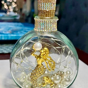 Mermaid Pearl Fairy Lights Bottle