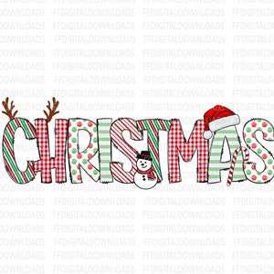 Christmas Clipart, Christmas Png, Christmas Design, Christmas Sublimation, Christmas Doodle, Printable Christmas, Digital Download #5665