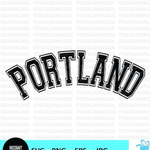 Portland SVG, Portland PNG, Portland-Shirt-Design, Portland Oregon SVG, Portland Geschenk, Vektor, Cricut, Cut Datei, Clipart, digitaler Download