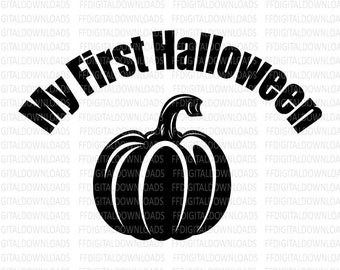 Baby erste Halloween SVG, Baby erste Halloween, Kürbis, erste Halloween svg, Vektor, Cricut, Cut Datei, Clipart, digitaler Download