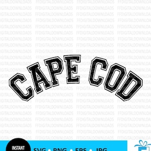 Cape Cod SVG, Cape Cod PNG, conception de chemise Cape Cod, Cape Cod Massachusetts, Cape Cod cadeau, Cricut, couper fichier, Clipart, téléchargement numérique