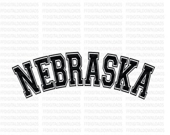 Nebraska SVG, Nebraska PNG, Nebraska Shirt Design, Nebraska silhouette, Nebraska Vector, Cricut, Cut File, Clipart, Digital Download