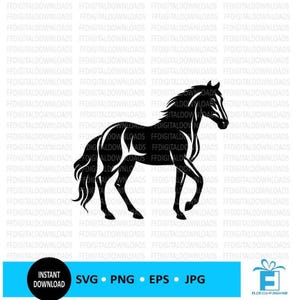 Horse SVG, Horse PNG, Horse Shirt Design, Horse Clip art, Equestrian, Jpg, EPS, Cricut, Horse Cut File, Clipart, Digital Download