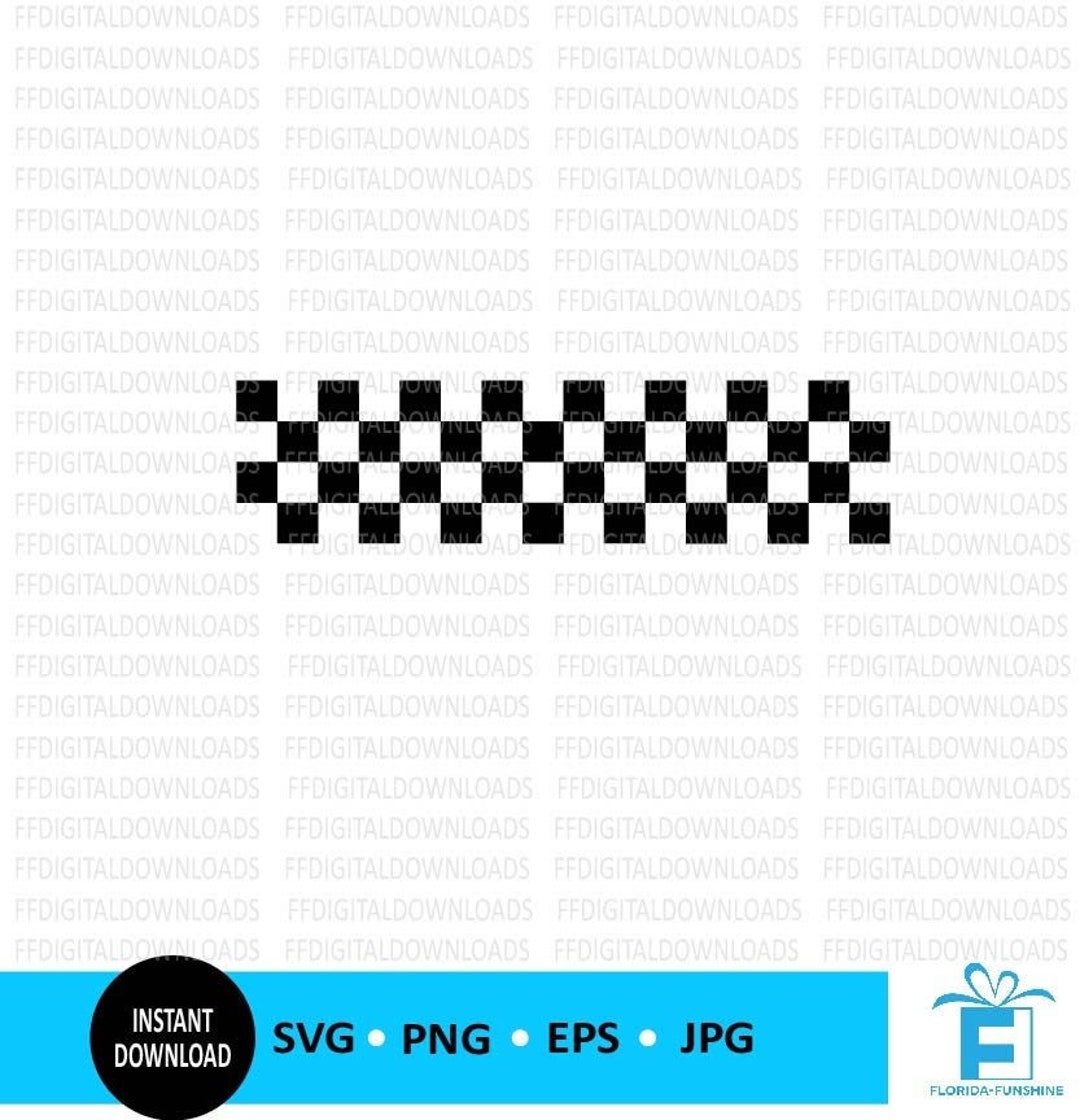 Racing Stripes Svg, Racing Stripe, Nascar Svg, Checkered Pattern