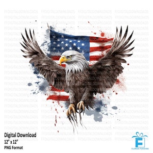 Vaterländischen Adler Clipart, Papageienadler Png, Aquarell Papageienadler, digitale Clipart, Sublimation, bedruckbar, digitaler Download. #4306