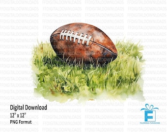Aquarell Fußball Clipart, Fußball PNG, Fußball Design Png, Fußball digitale Clipart, Sublimation bedruckbar, digitaler Download, #4063