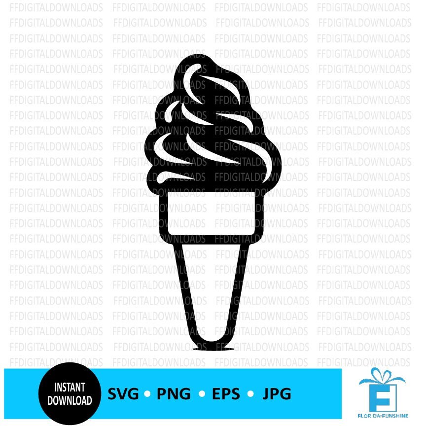 Ice Cream Cone SVG Ice Cream Cone PNG Ice Cream Cone Etsy Hong Kong