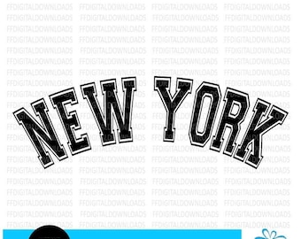 New York SVG, PNG, Vector Cut File (Digital Download)
