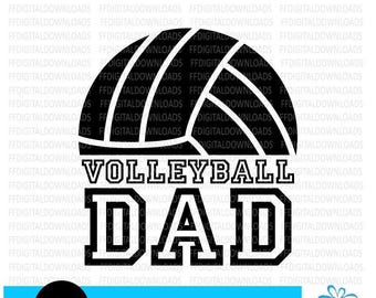 Pai de Vôlei SVG, Pai de Vôlei PNG, Vôlei, Download Digital, Sublimação, Camisa de Pai de Vôlei svg, Arquivo de corte, Cricut, silhueta