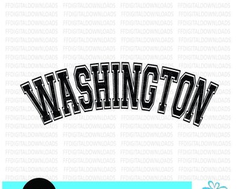 Washington SVG, Washington PNG, Washington Shirt Design, Washington DC, Gift, Vector, Cricut, Cut File, Clipart, Digital Download