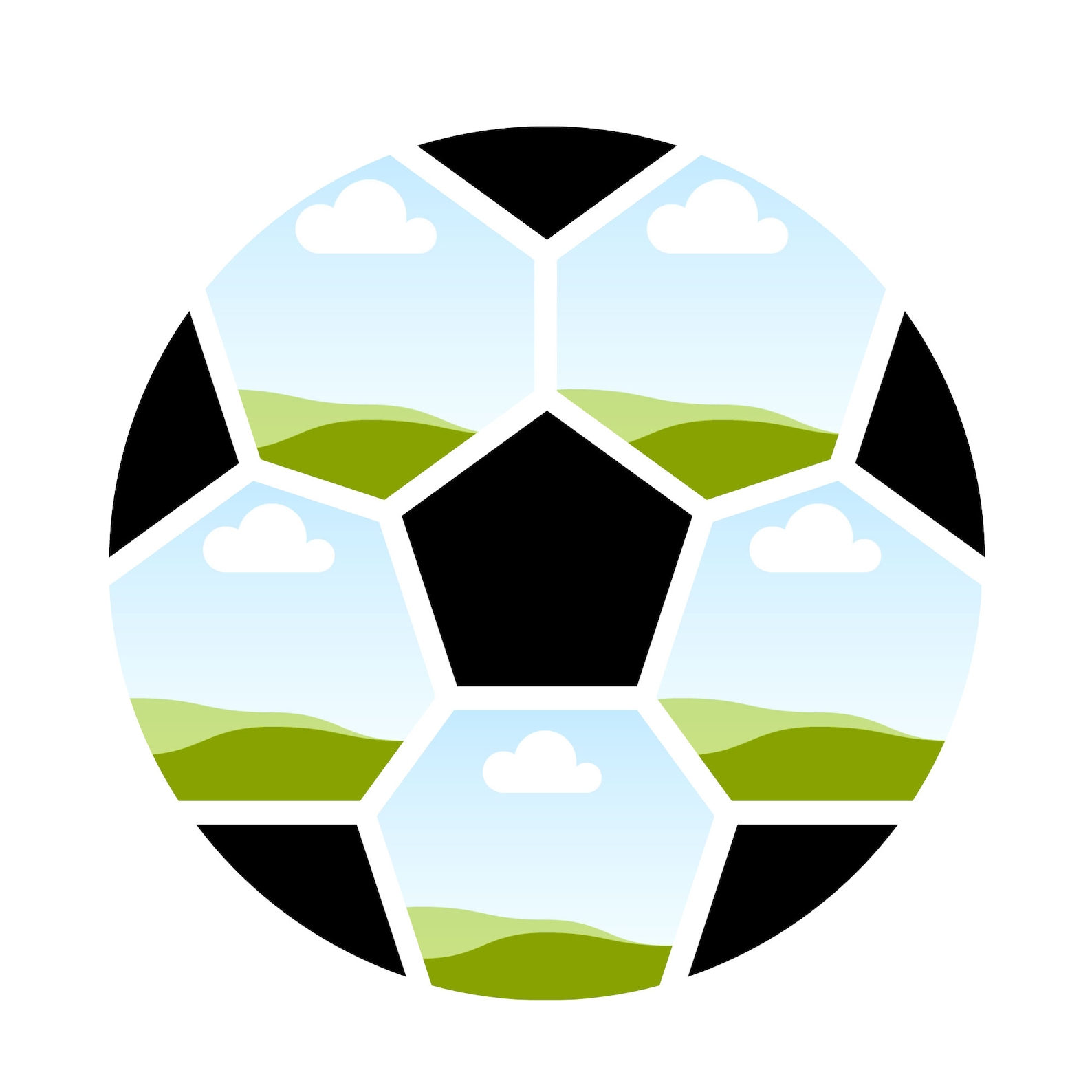 Soccer Ball Clipart, Soccer Ball Canva Frame, Drag and Drop Editable ...