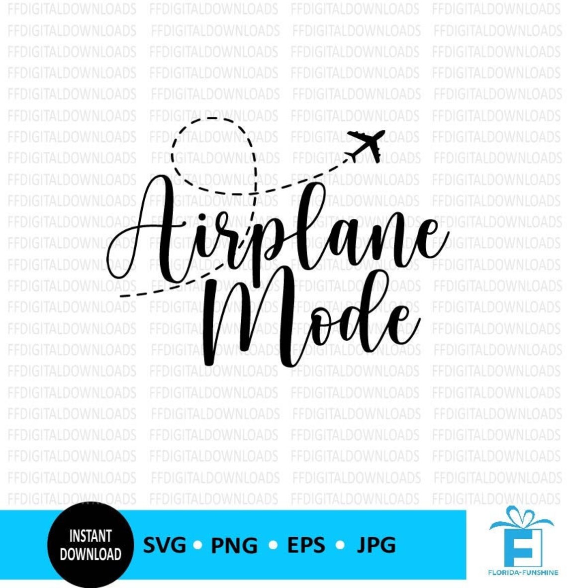 Airplane Mode SVG Travel SVG Girls Trip SVG Vacation Svg - Etsy