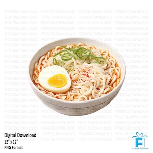 Ramen Clipart, Ramen PNG, Ramen Image, Ramen Noodles Clipart, Food Clipart, Ramen Sublimation, Printable, Digital Download, #5543