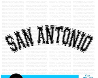 San Antonio Texas Vector Graphic, Shirt Design (Digital Download)