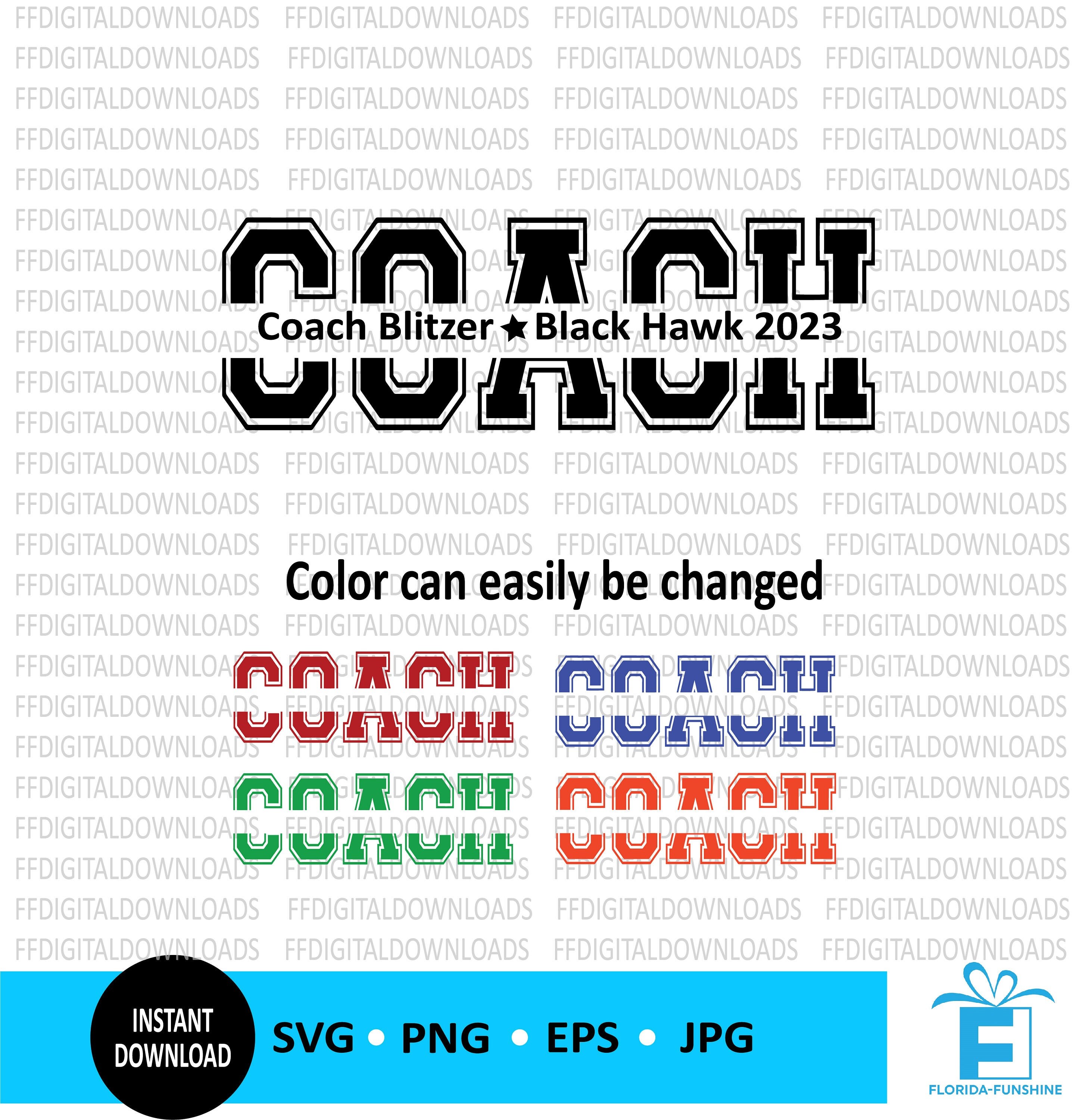 Coach SVG, Coach Svg, Varsity Coach SVG, Coach Split Name Frame Svg ...