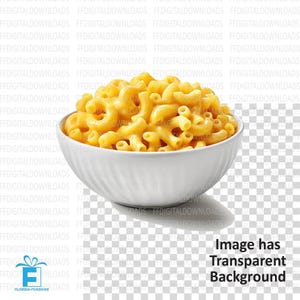 Mac and Cheese Clipart, Mac and Cheese PNG, Mac n cheese, Bowl of Mac and Cheese, Clipart, Sublimation, Printable, Digital Download, #5387