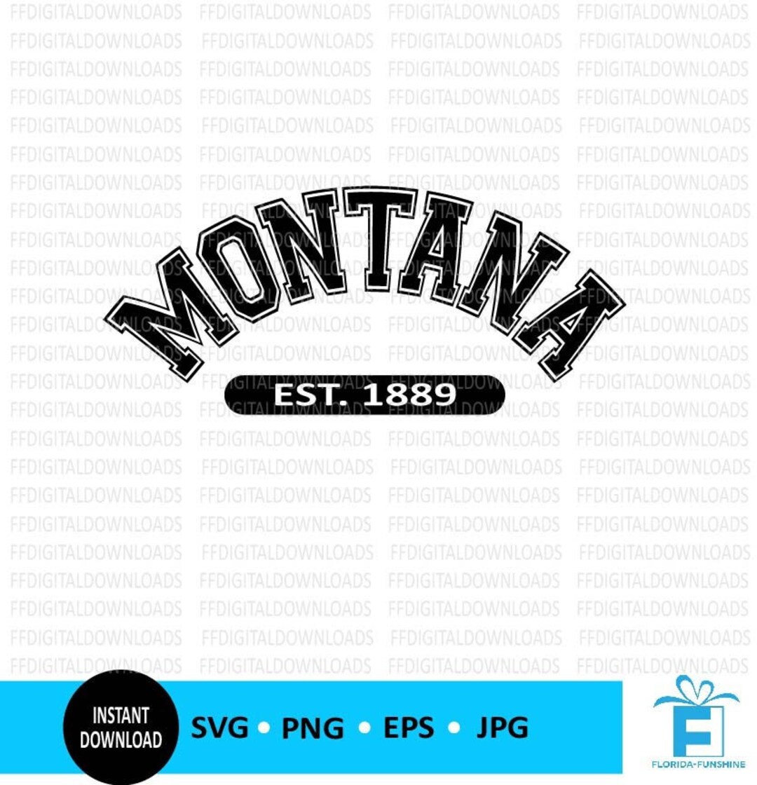 Montana SVG, Montana PNG, Montana Shirt Design, Montana Gift, Montana ...