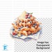 Funnel Cake Clipart, Funnel Cake PNG, Watercolor Funnel Cake, Funnel ...