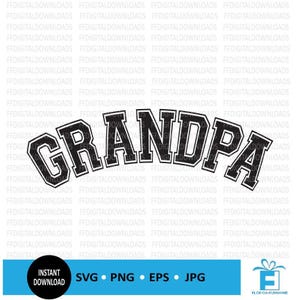 Grandpa SVG, Grandpa PNG, New Grandpa, Grandpa Clipart, Grandpa Graphic, Cricut, Sublimation, PNG, Grandpa shirt svg, New Grandpa Gift