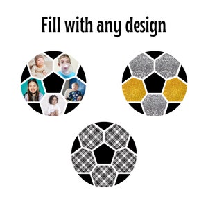 Soccer Ball Clipart Soccer Ball Canva Frame Drag and Drop - Etsy
