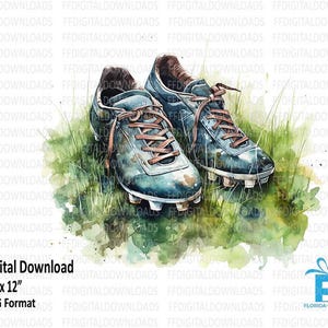 サッカー クリート クリップアート、サッカー クリート PNG、サッカー クリート、サッカー PNG、デジタル クリップアート、昇華、印刷可能、デジタル ダウンロード #4060