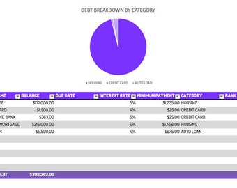 Debt Snowball Tracker