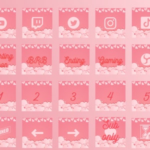 Valentines Stream Deck Icons